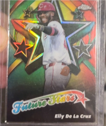2025 Topps Chrome #FS-7 Elly De La Cruz Future Stars Insert — front