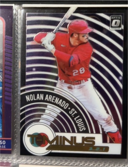 2021 Donruss Optic #TM4 Nolan Arenado T-Minus 3...2...1 — front