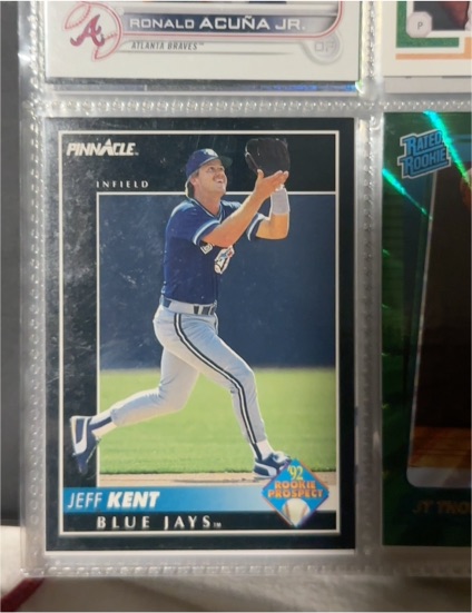 1992 Pinnacle #92 Jeff Kent — front