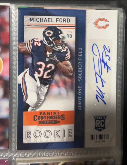 2013 Panini Contenders #198A Michael Ford — front