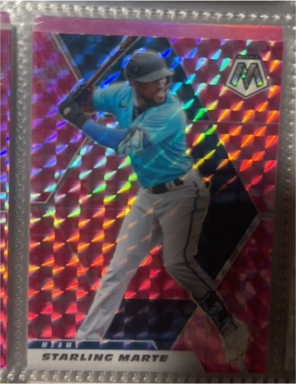 2021 Panini Mosaic #49 Starling Marte — front