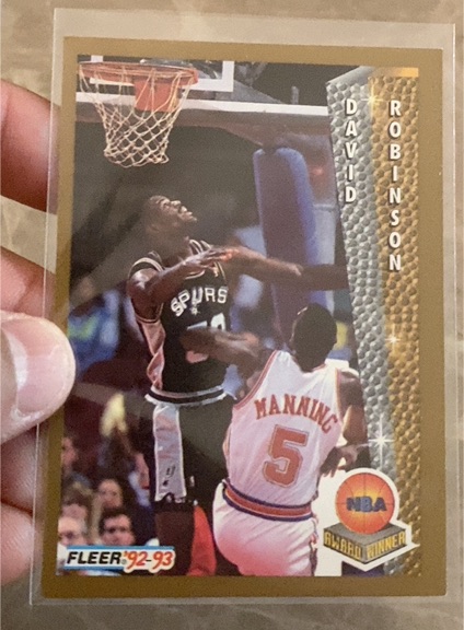 1992-93 Fleer #248 David Robinson — front