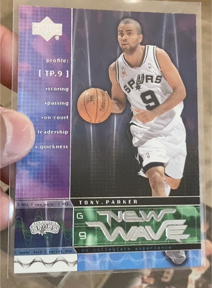 2002-03 Upper Deck New Wave #NW13 Tony Parker — front