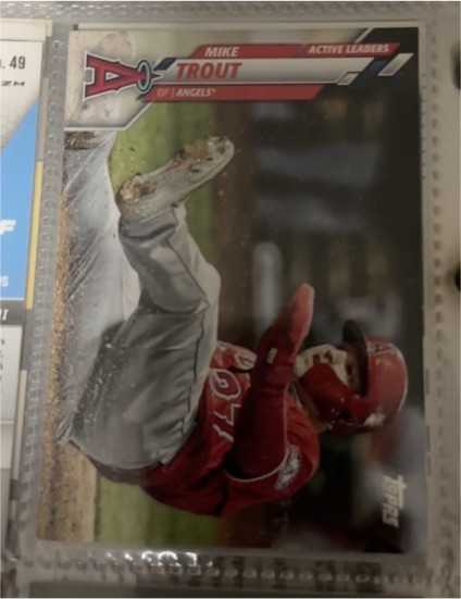 2020 Topps Update #U-119 Mike Trout — front