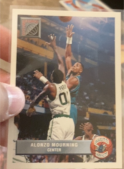 1992-93 Upper Deck McDonald's #P44 Alonzo Mourning — front