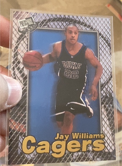 2000 Press Pass SE #22 Jay Williams — front