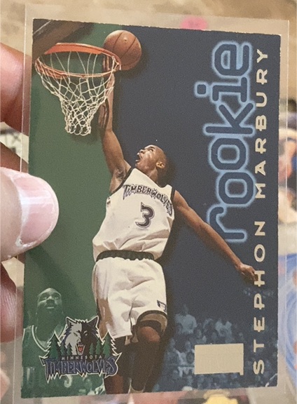 1996-97 Skybox Premium #222 Stephon Marbury — front