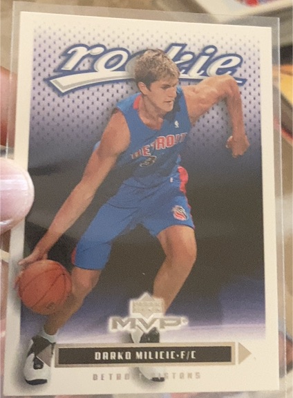 2003-04 Upper Deck MVP #202 Darko Milicic — front