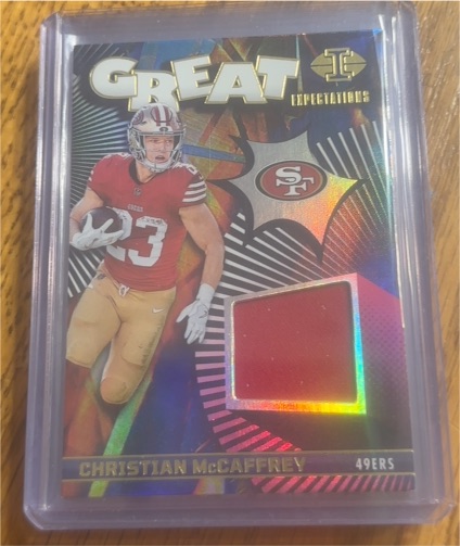 2024 Panini Illusions Great Expectations #GE-CMC Christian McCaffrey — front