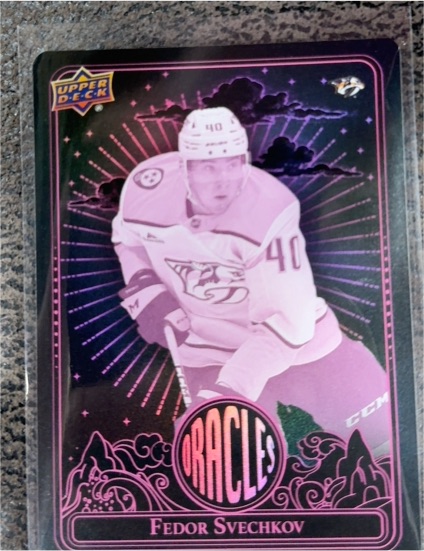 2024-25 Upper Deck Extended Series Oracles #O-40 Fedor Svechkov — front