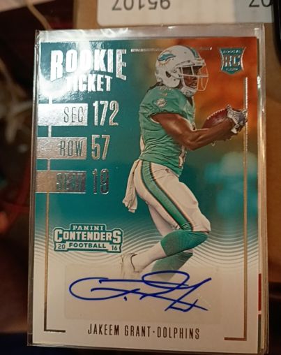 2016 Panini Contenders Rookie Ticket #172 Jakeem Grant — front