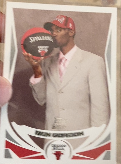 2004-05 Topps #223 Ben Gordon Rookie Card — front