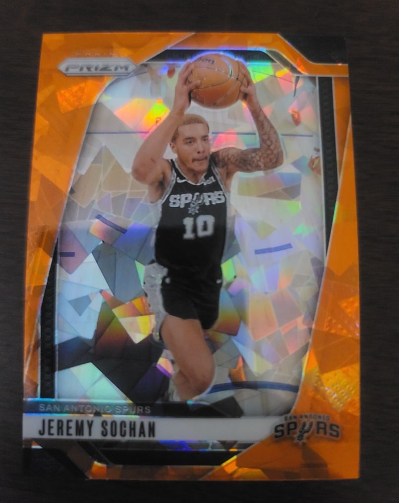 2024-25 Panini Prizm #23 Jeremy Sochan — front