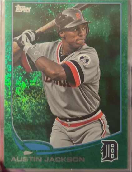 2013 Topps #642 Austin Jackson — front