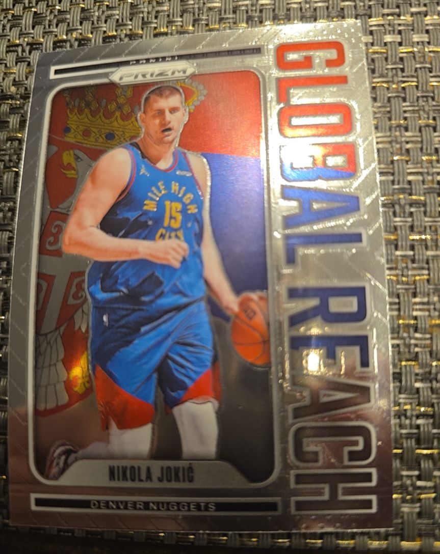 2024-25 Panini Prizm #2 Nikola Jokić Global Reach — front