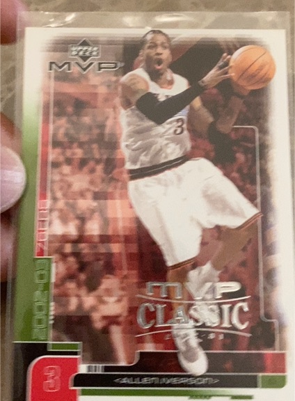 2002 Upper Deck MVP Classic #34 Allen Iverson — front