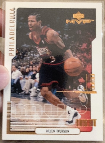 2000-01 Upper Deck MVP #125 Allen Iverson — front