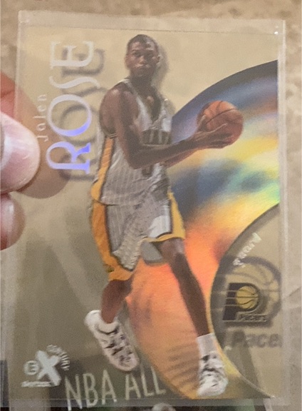 1999 SkyBox E-X Century #44 Jalen Rose — front