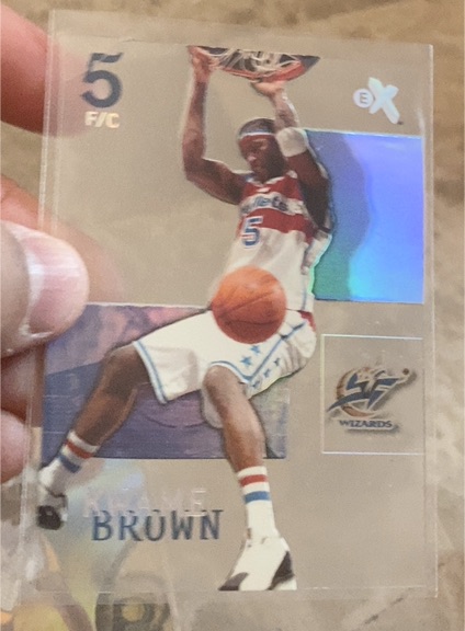 2003-04 Fleer Skybox EX Acetate #8 Kwame Brown — front