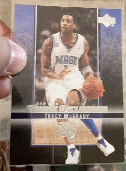 2003-04 Upper Deck Rookie Exclusives #37 Tracy McGrady — front