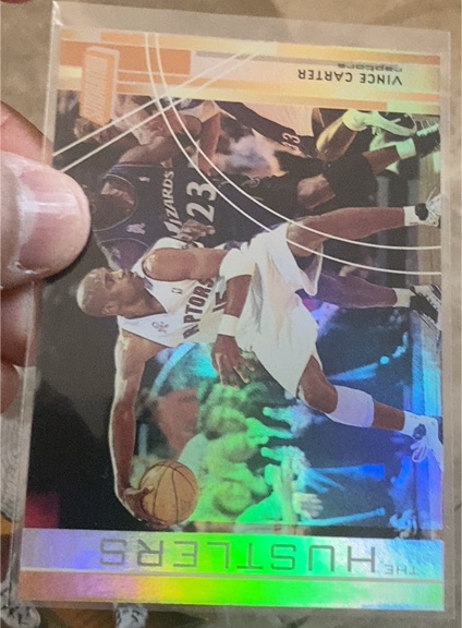 2002-03 Topps Stadium Club The Hustlers #H8 Vince Carter — front