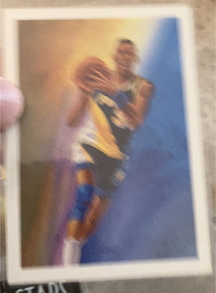 unknown basketball card — front