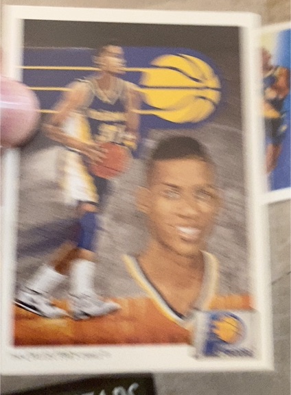 1996 Press Pass #44 Jermaine O'Neal — front