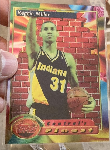 1993-94 Topps Finest #106 Reggie Miller — front