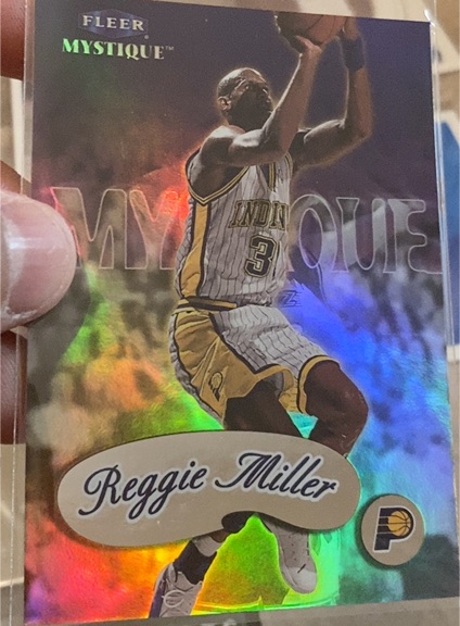 1999-00 Fleer Mystique #50 Reggie Miller — front