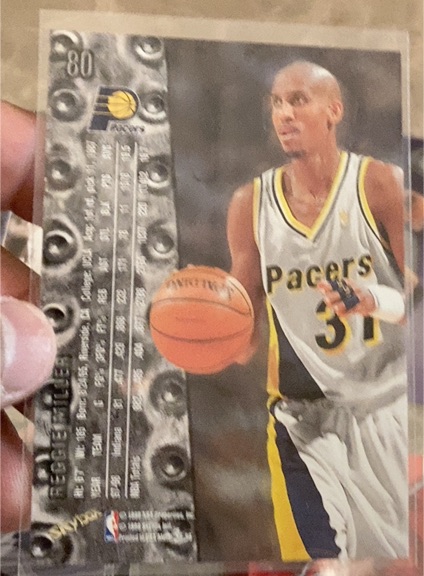 1994 Skybox #80 Reggie Miller — front