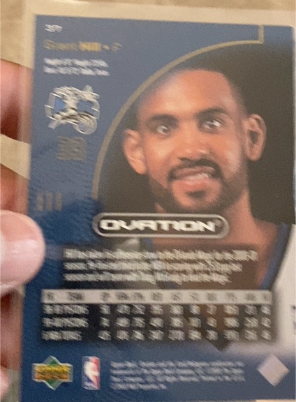 2000-01 Upper Deck Ovation #39 Grant Hill — front