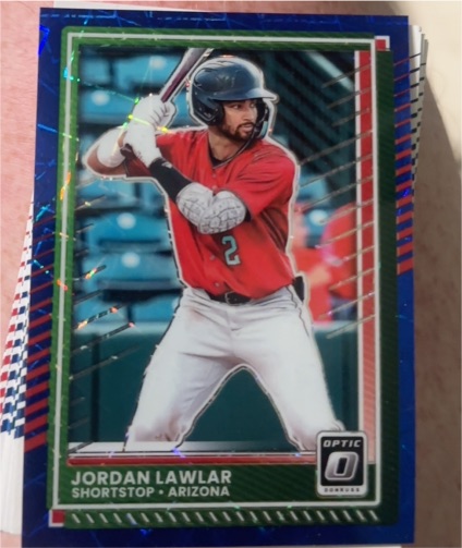 2025 Donruss Optic #70 Jordan Lawlar — front