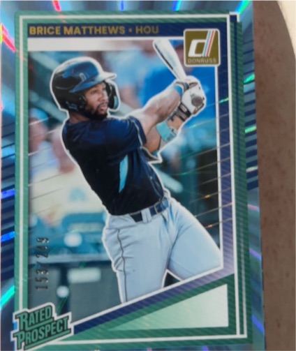 2025 Donruss #153 Brice Matthews — front