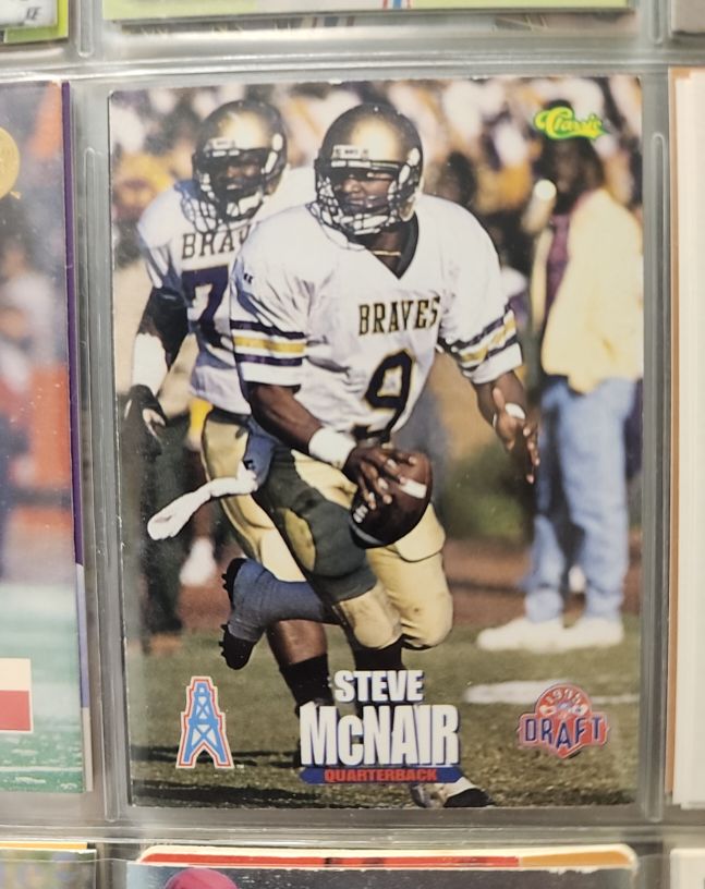 1995 Classic NFL Draft #3 Steve McNair — front