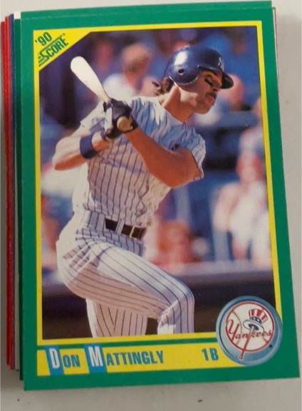1990 Score #1 Don Mattingly — front