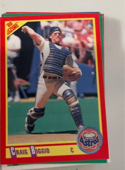 1990 Score #275 Craig Biggio — front