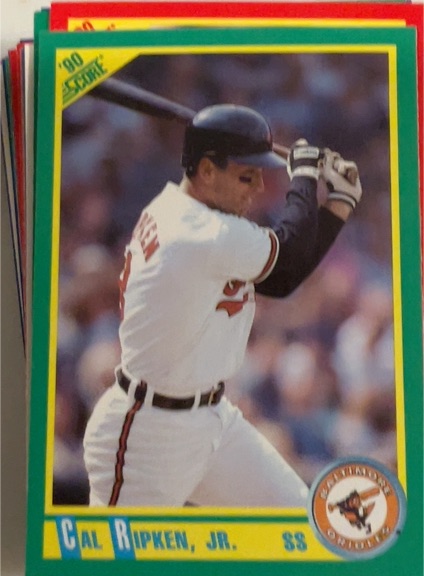 1990 Score #2 Cal Ripken, Jr. — front