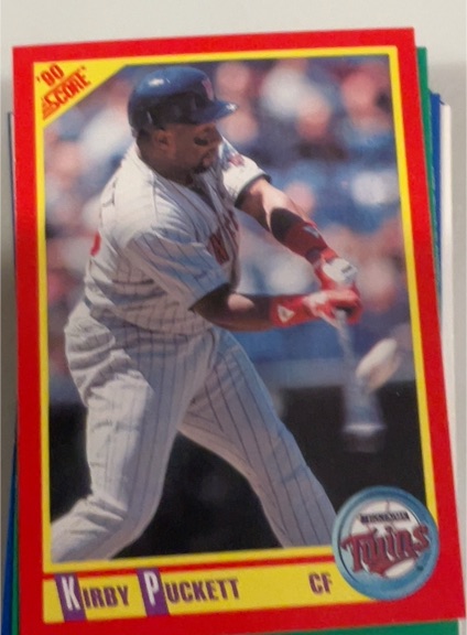 1990 Score #400 Kirby Puckett — front