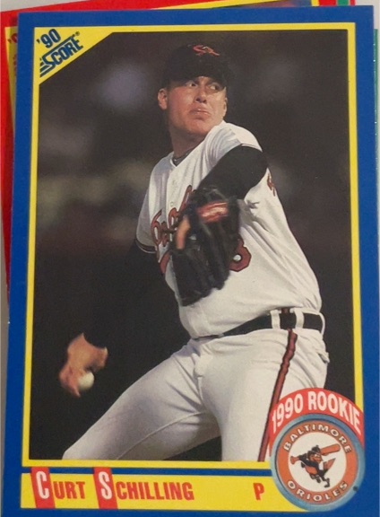 1990 Score #581 Curt Schilling — front