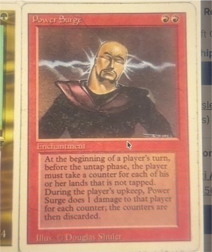 1994 Magic: The Gathering Power Surge — front