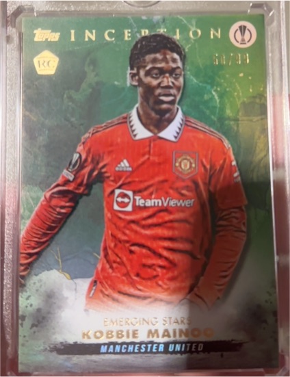 2022-23 Topps Inception UEFA Emerging Stars #Kobbie Mainoo — front