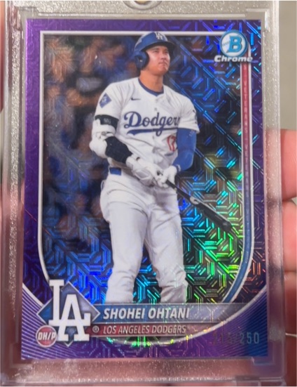 2025 Bowman Chrome #17 Shohei Ohtani — front