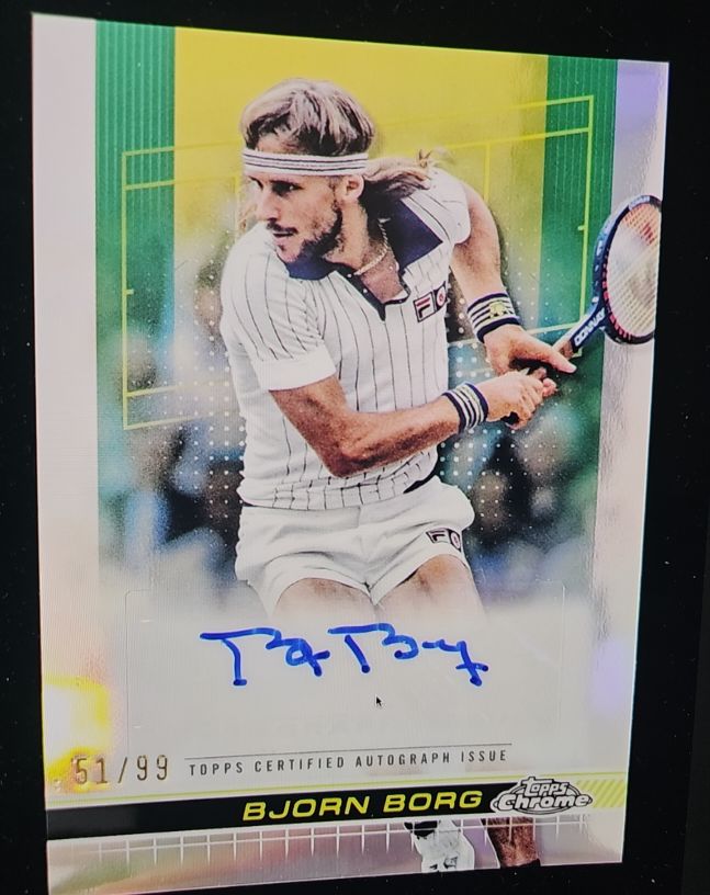 2024 Topps Chrome Tennis #TCA-BBG Bjorn Borg — front