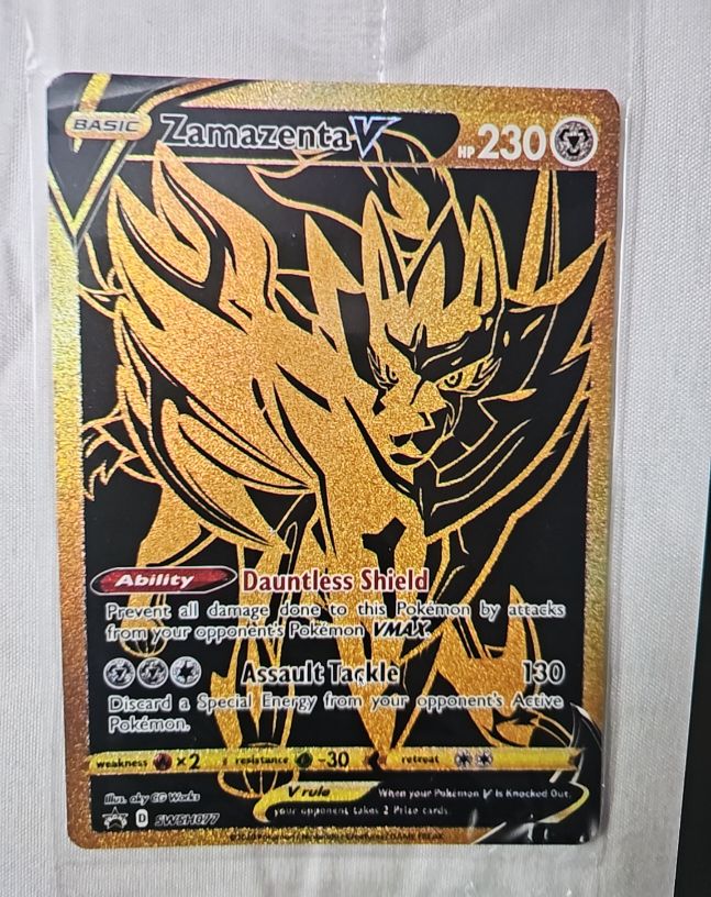2020 Pokémon SWSH #SWSH077 Zamazenta V — front