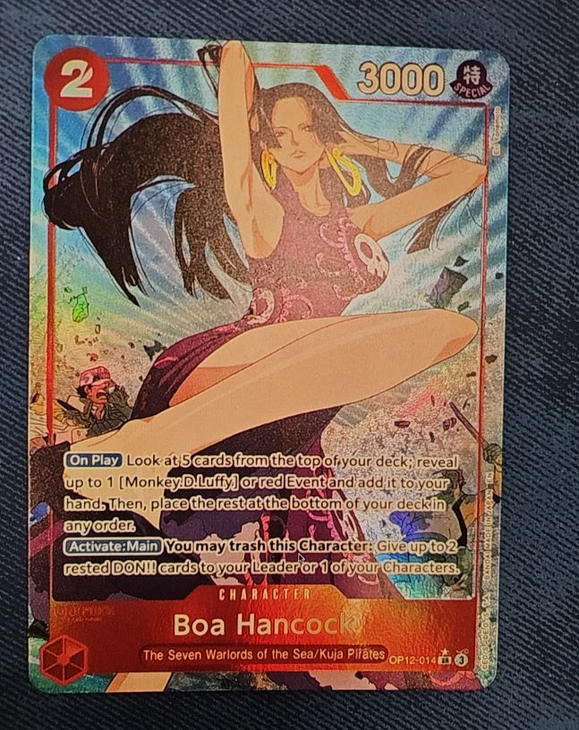 One Piece TCG OP12-014 SR Boa Hancock Legacy of the Master — front