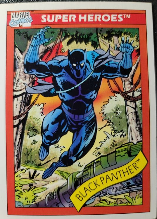 1990 Impel Marvel Universe Series 1 #20 Black Panther — front