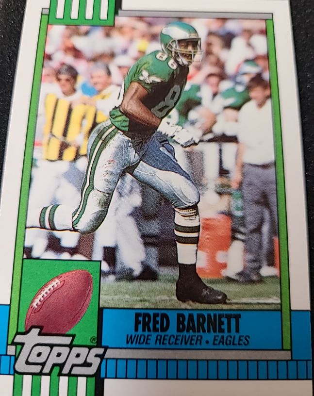 1990 Topps Traded #131T Fred Barnett — front