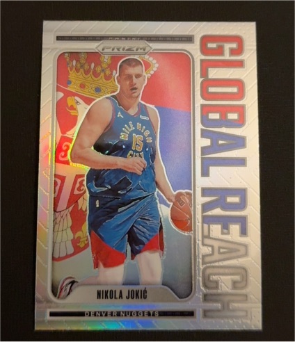 2024-25 Panini Prizm #2 Nikola Jokic Global Reach — front
