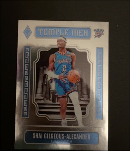 2023-24 Panini Phoenix #22 Shai Gilgeous-Alexander Temple Men — front
