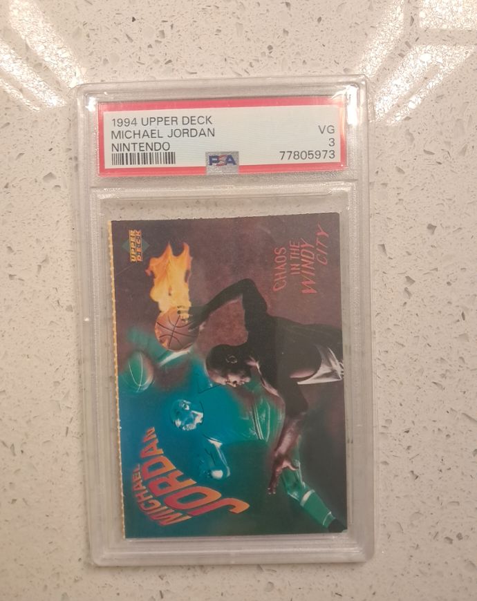 1994 Upper Deck Michael Jordan Chaos In The Windy City — front